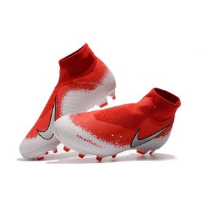 Nike Phantom VSN Elite DF FG Červené Bílý stříbrný